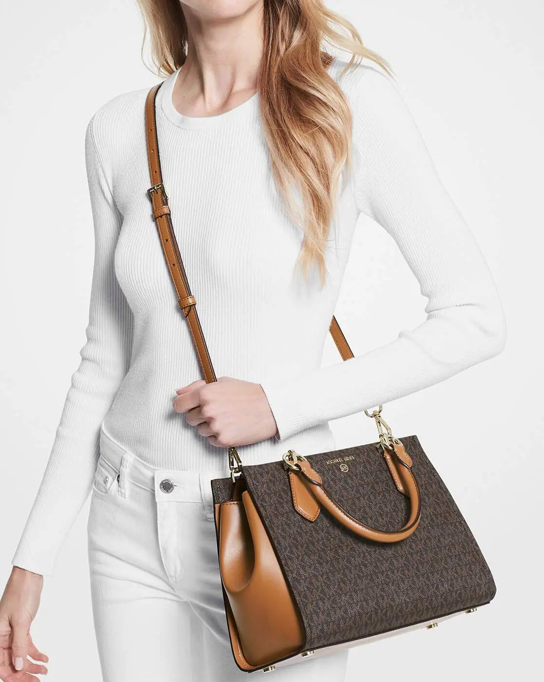 CIM MIC KM Print Multi Colour Premium Quality Mini Tote Style Ladies Hand Bag 1687