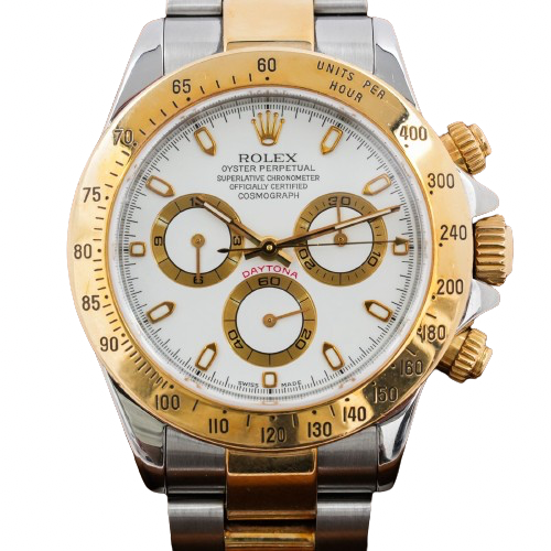 LOR Silver Gold Chain White Dial Men’s Watch 987962