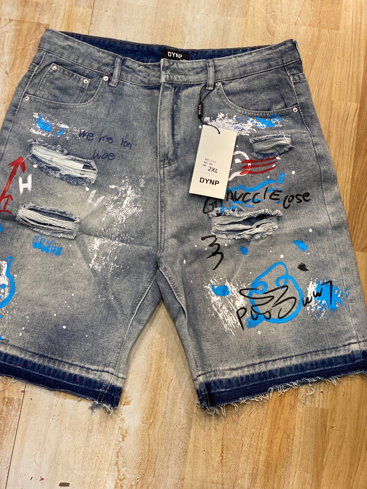 DYNP Blue Paint Rugged Short DY104