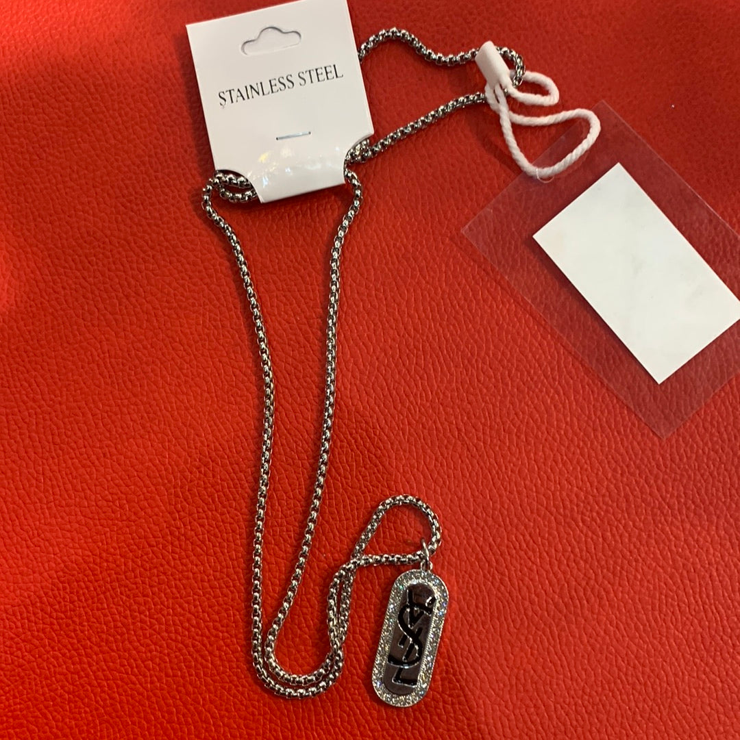 LSY Sliver Pendant Necklace Chain 85957