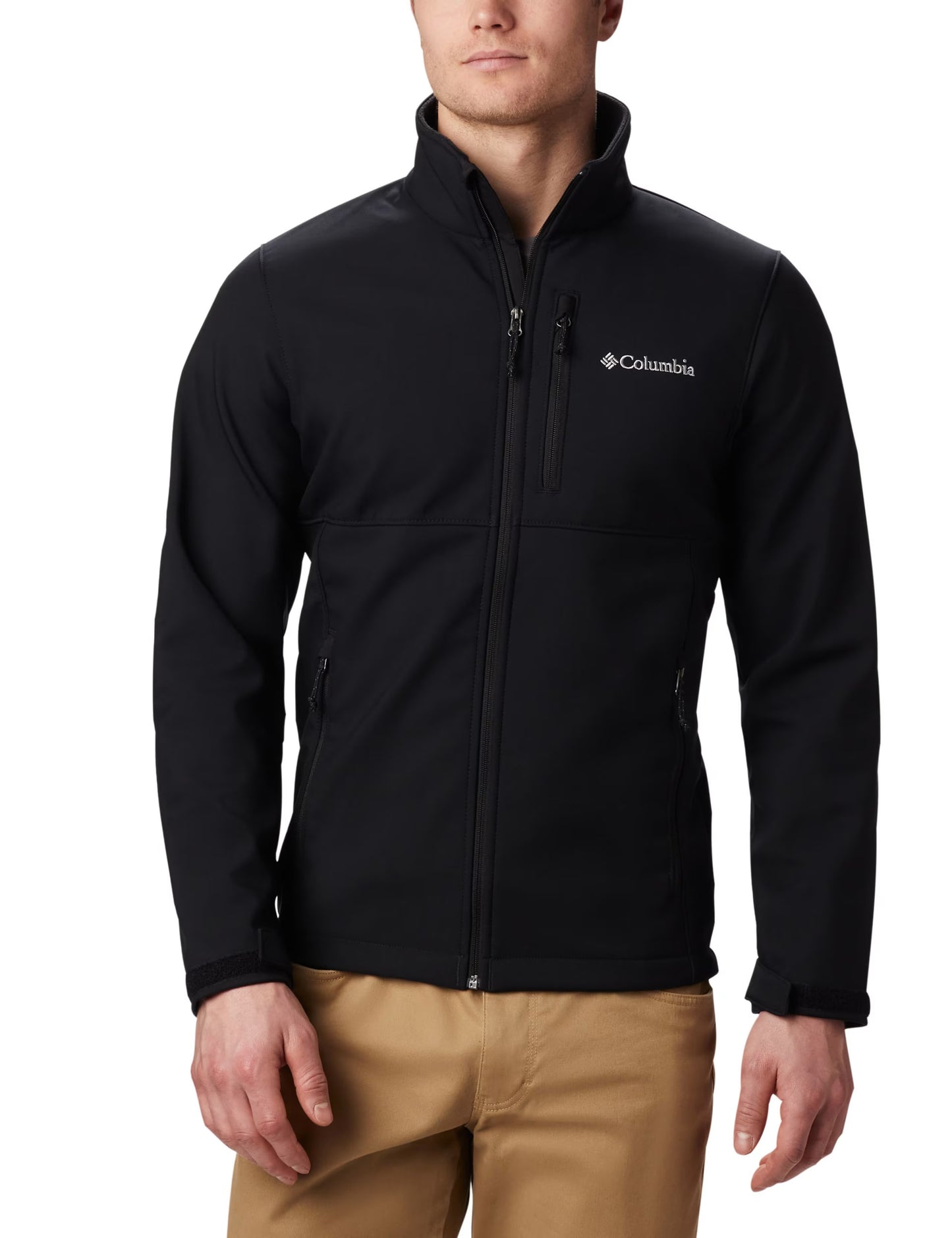 Columbia Black Omni Shield Active Fit Softshell Jacket 195981378405