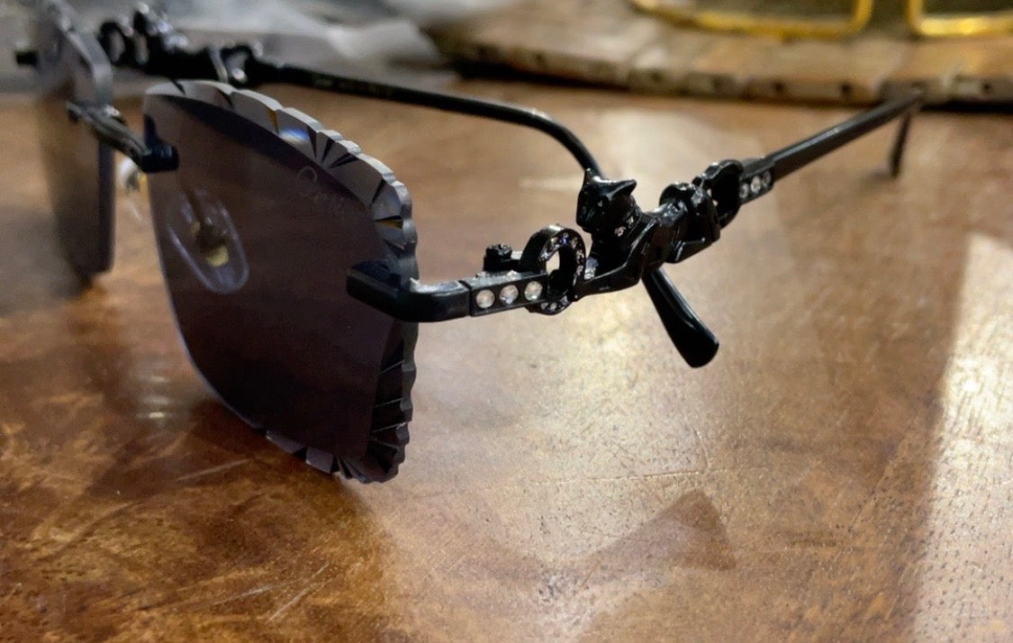 RAC CAR Black Stick Frameless Black Shade Unisex Sunglass CT985/s 57 18 140