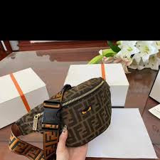 NEF FEN Brown Colour Unisex Chest Fanny Bag 988841