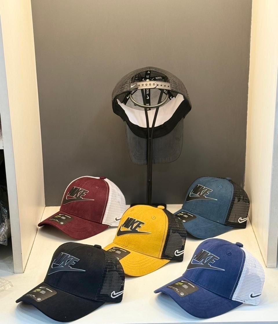 KIN NIK Multi Shade Half Net Premium Quality Unisex Cap 989335