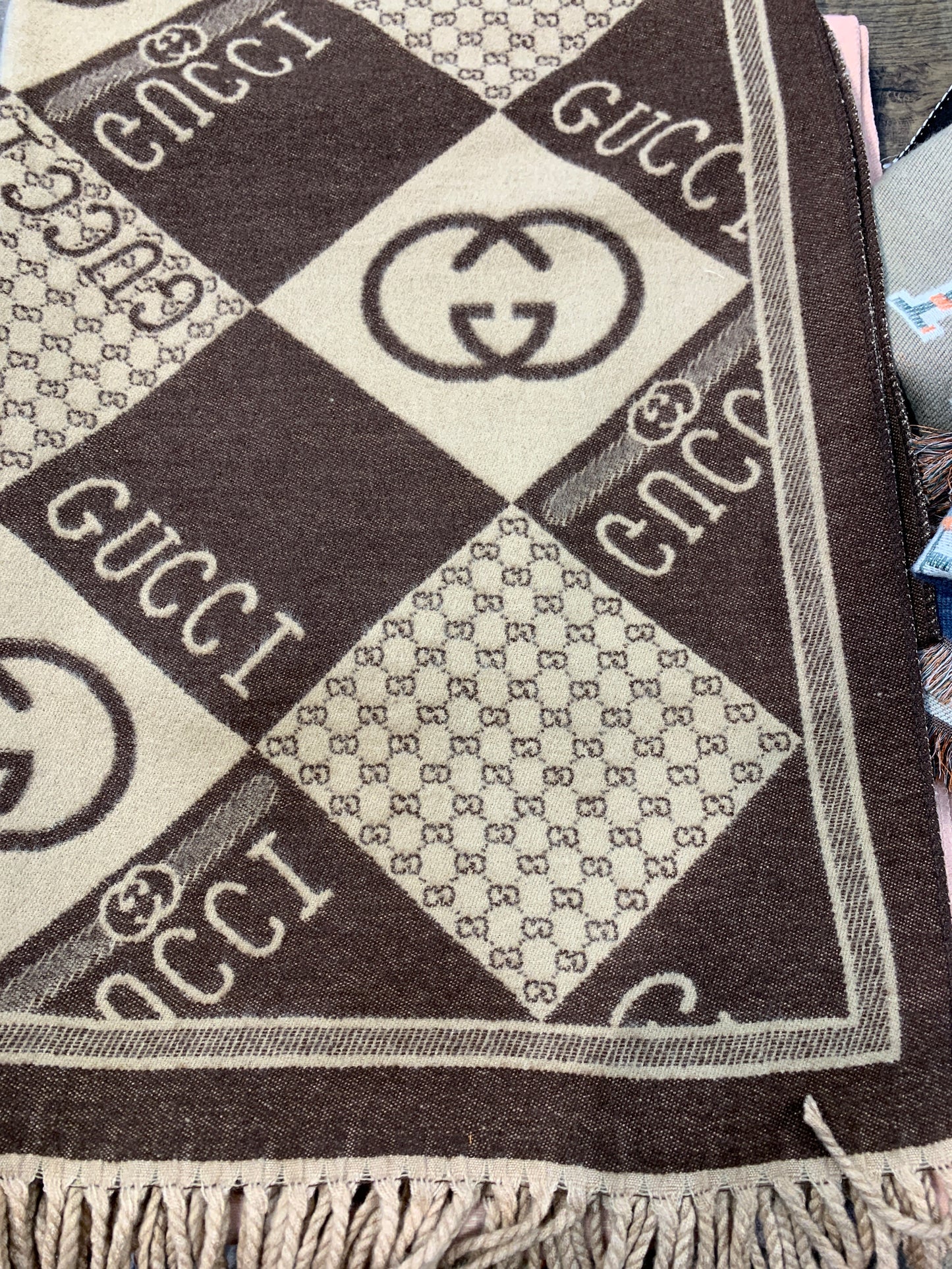 CUG Brown Colour Unsex stole 90944