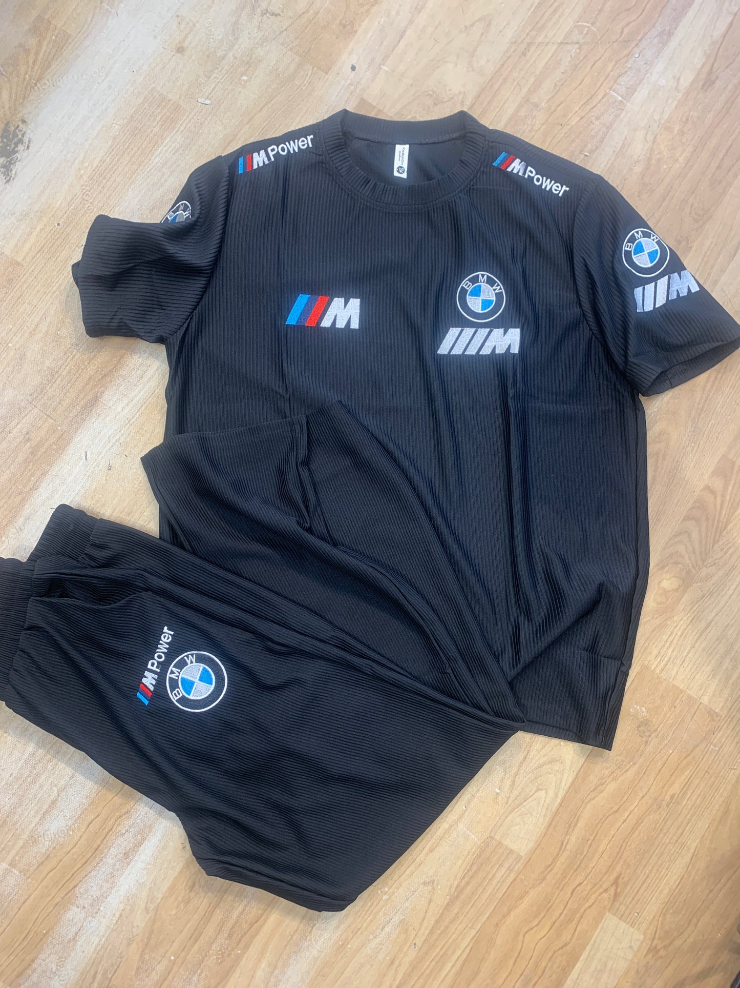 BMW Black Coord set Tshirt & Lower 8233
