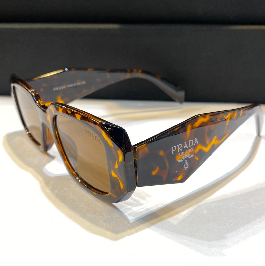 Arp Leopard Frame Brown Shade Premium Quality Unisex Sunglass SUN008