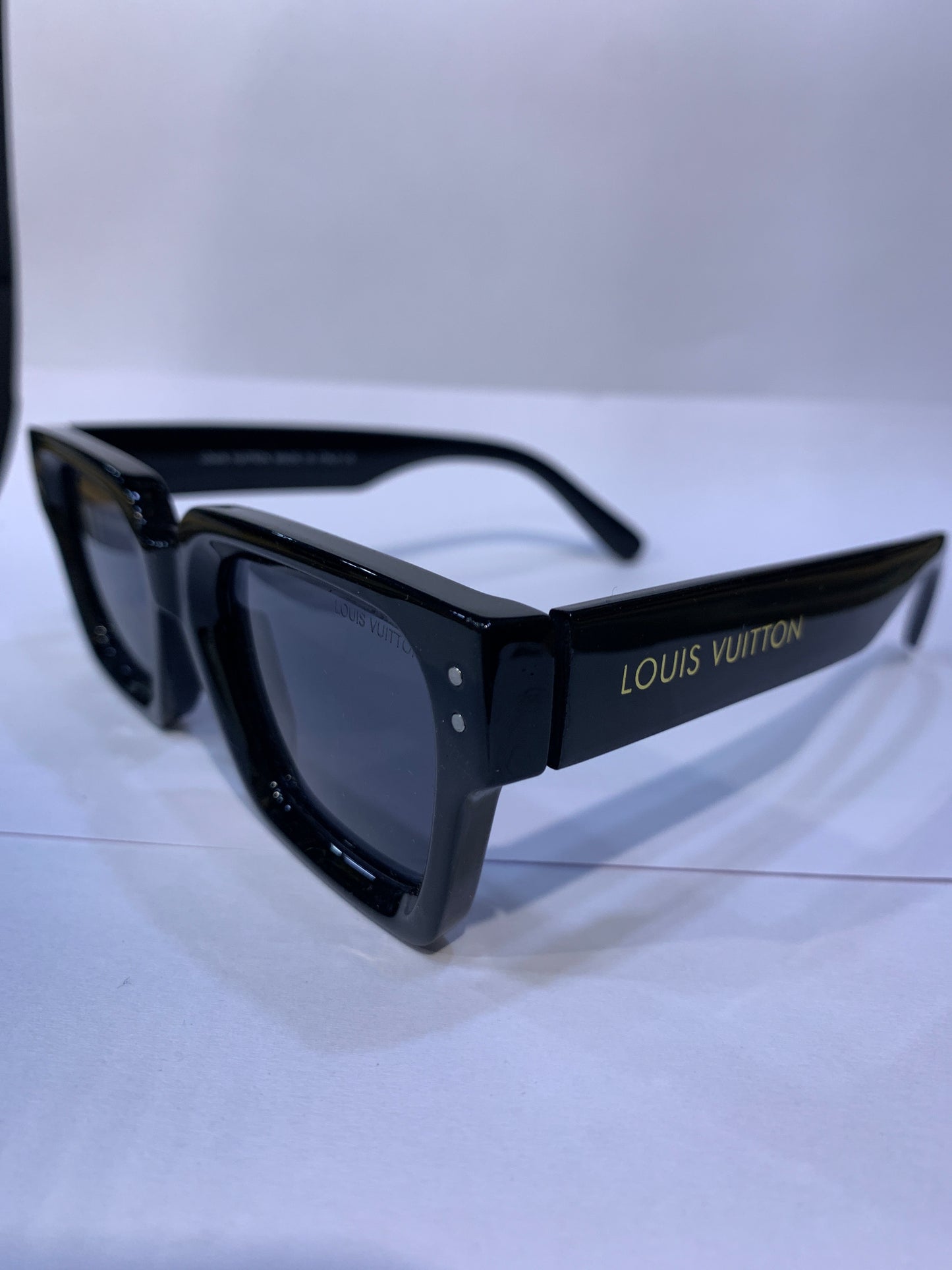 UOL Black Frame Black Shade Unisex Sunglasses W-12001 50 23 145 C1