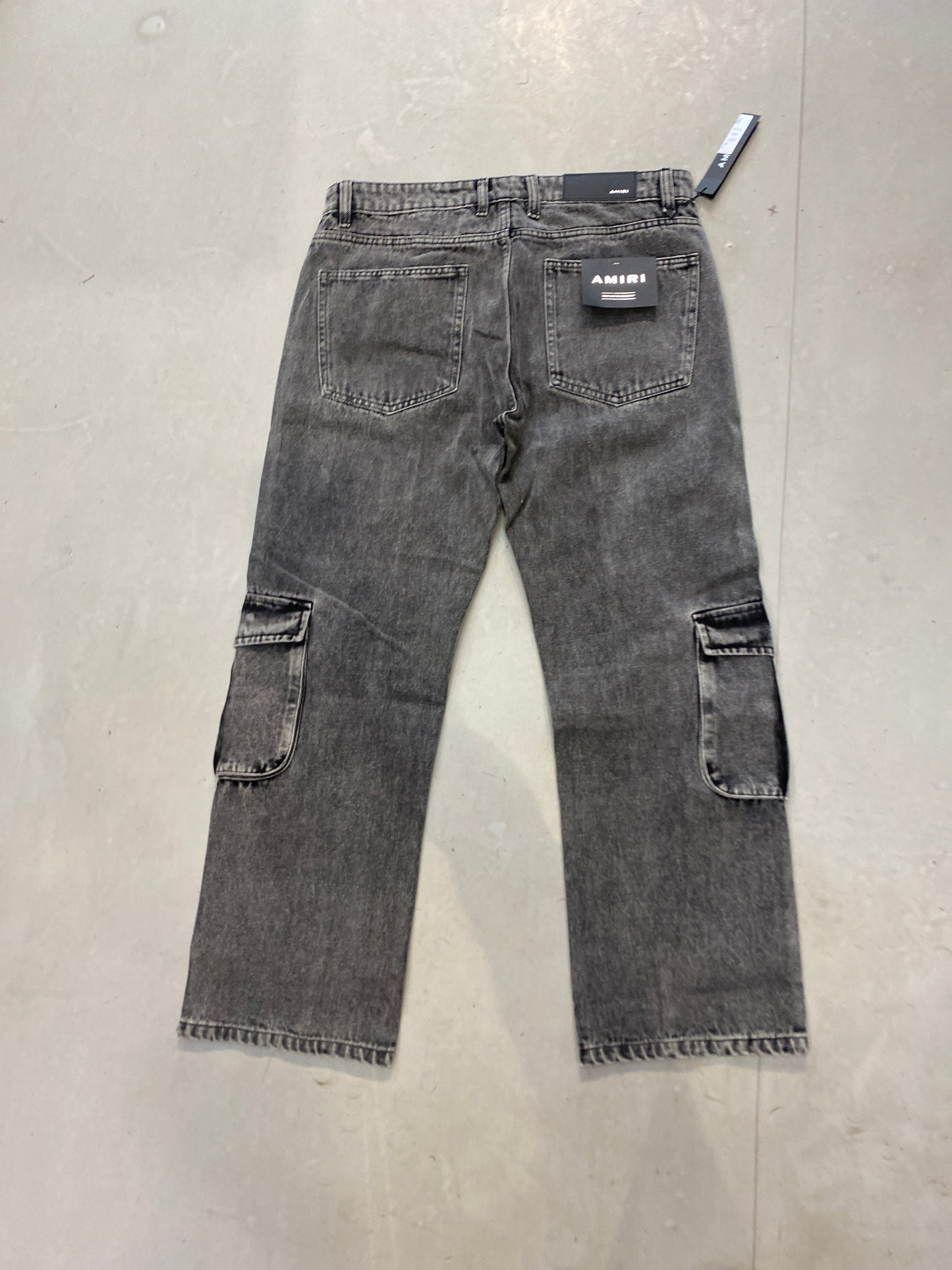 IMA AMI Light Grey 7 Pocket Comfort Baggy Men’s Jeans 9061