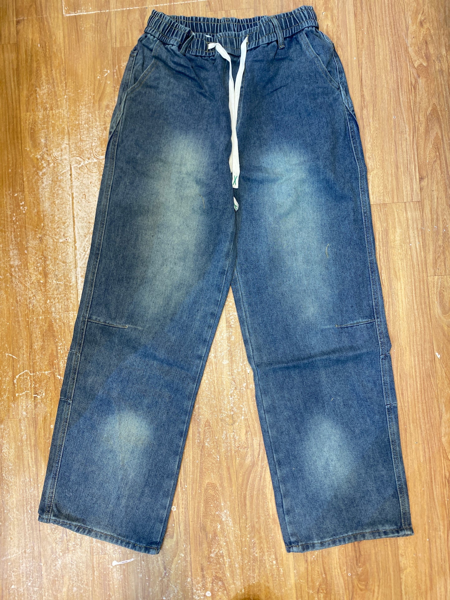 HY Blue Faded Colour Baggy Fit Unisex Jogger Pant 7070