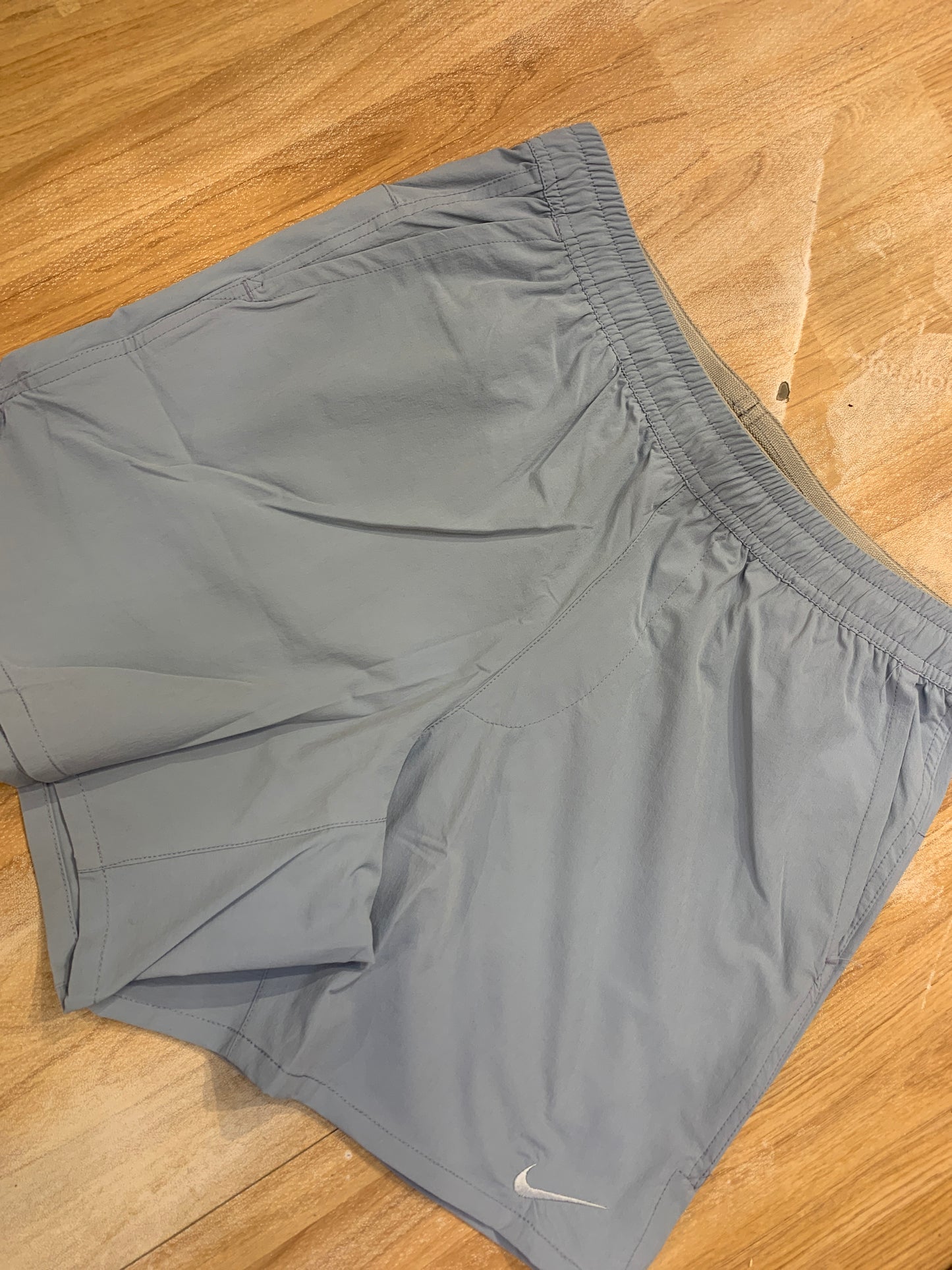 Light Gray Colour NK KIN NS Lycra Shorts regular Fit 988655
