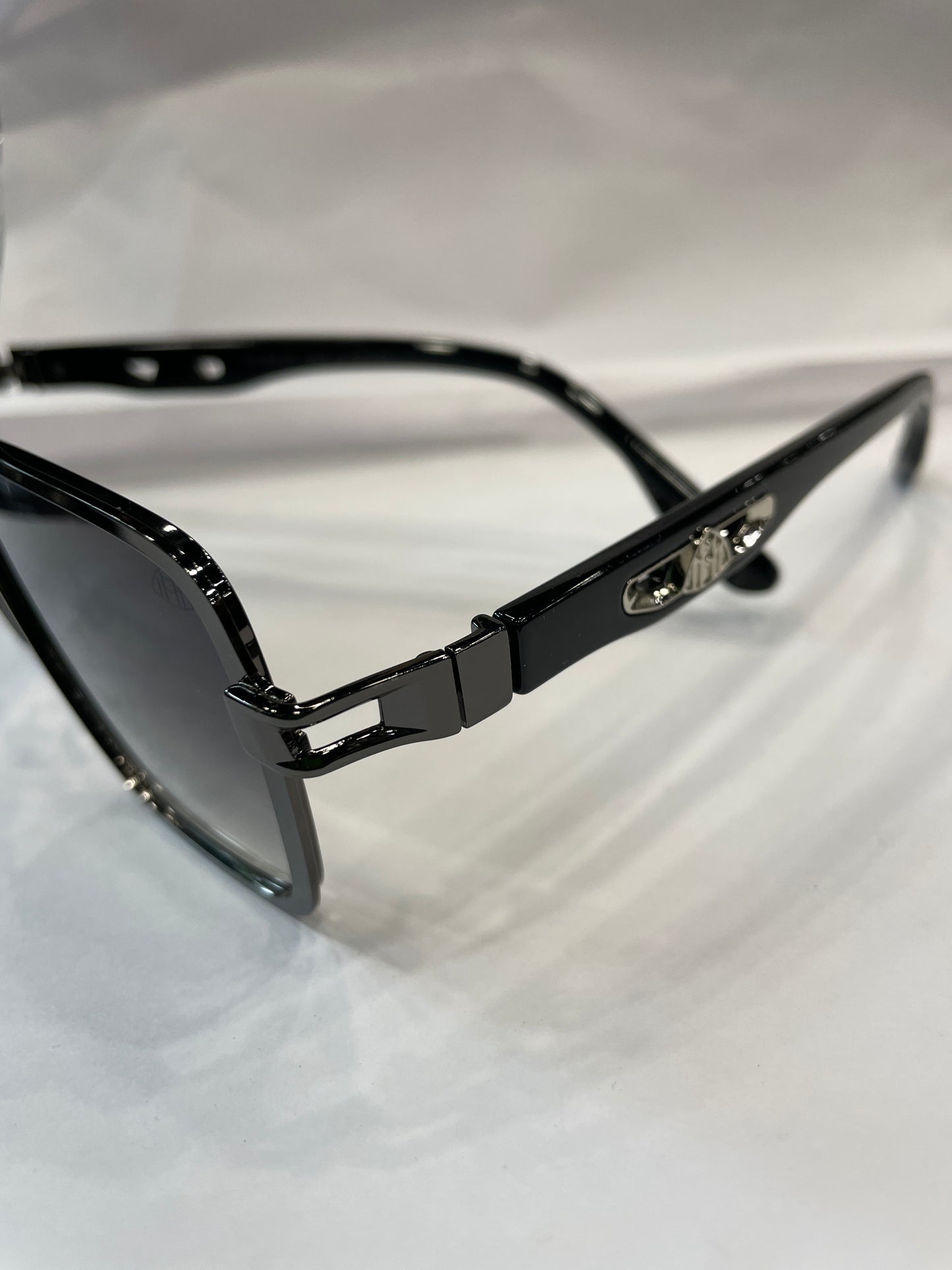 YAM Black Frame Black Shade Unisex Sunglass 5G218 50 21 151