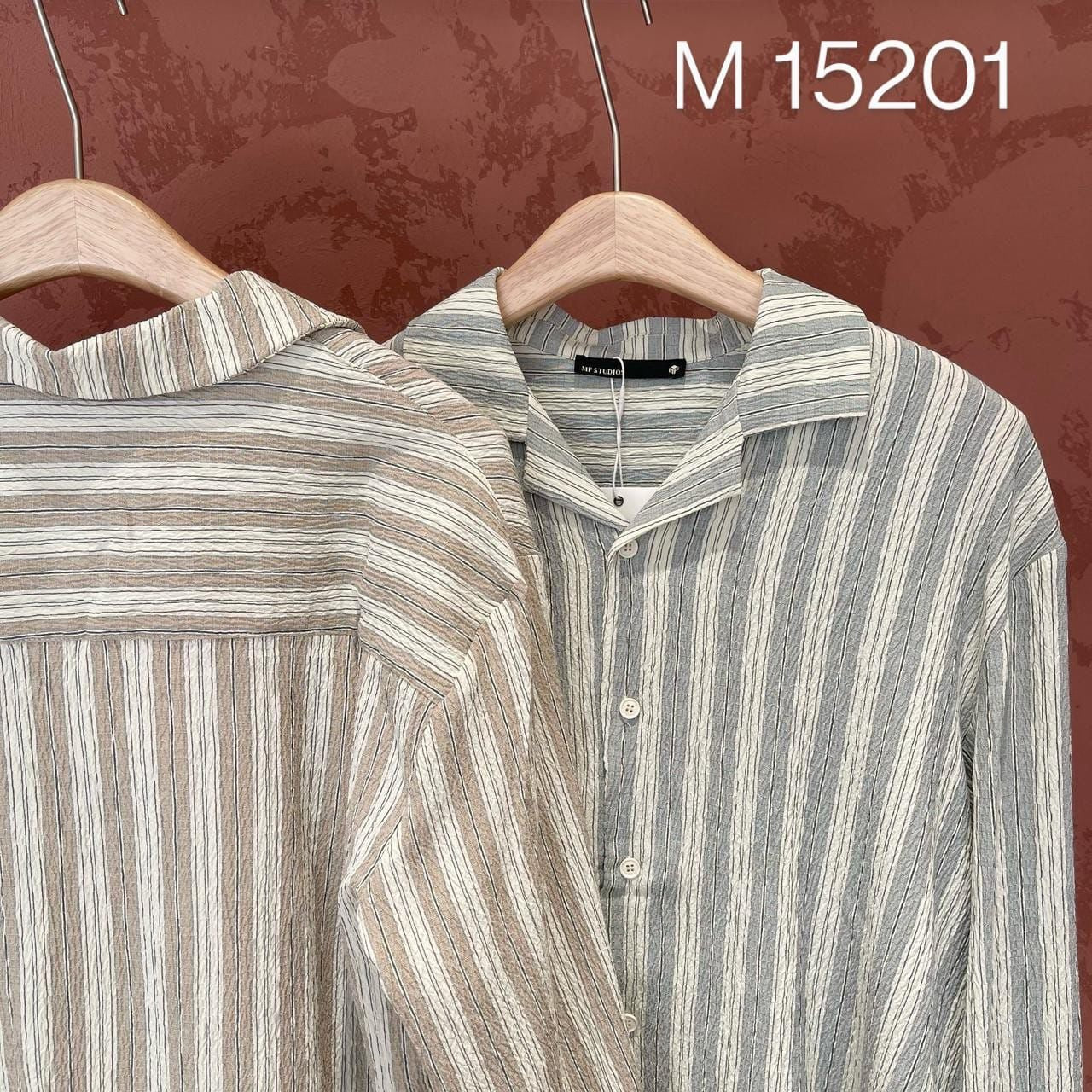MF STUDIOS Apricot Cream Colour Premium Quality Important Mens Shirt M15201