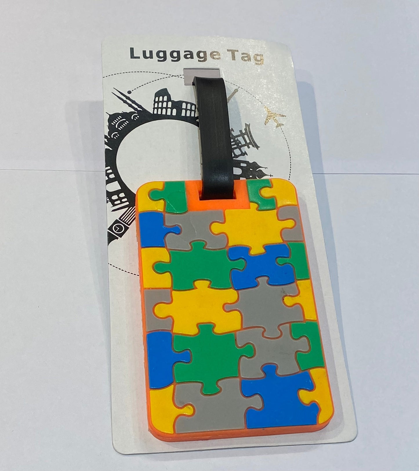 Luggage Tag Ice Orange Multi Colour 987550