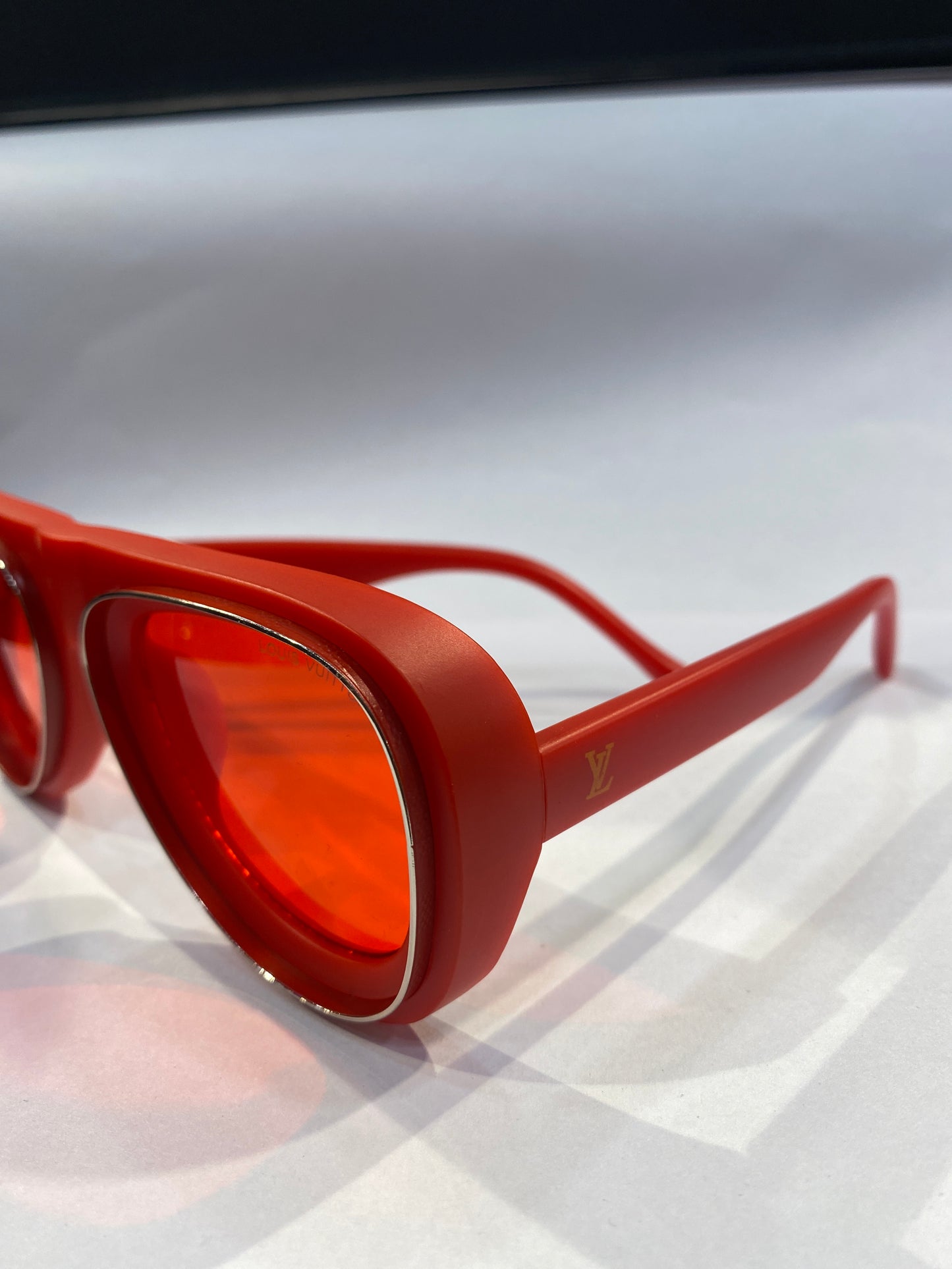 UOL VL Red Frame Red Shade Unisex Premium Quality Sunglass ZS98206 56 18 145