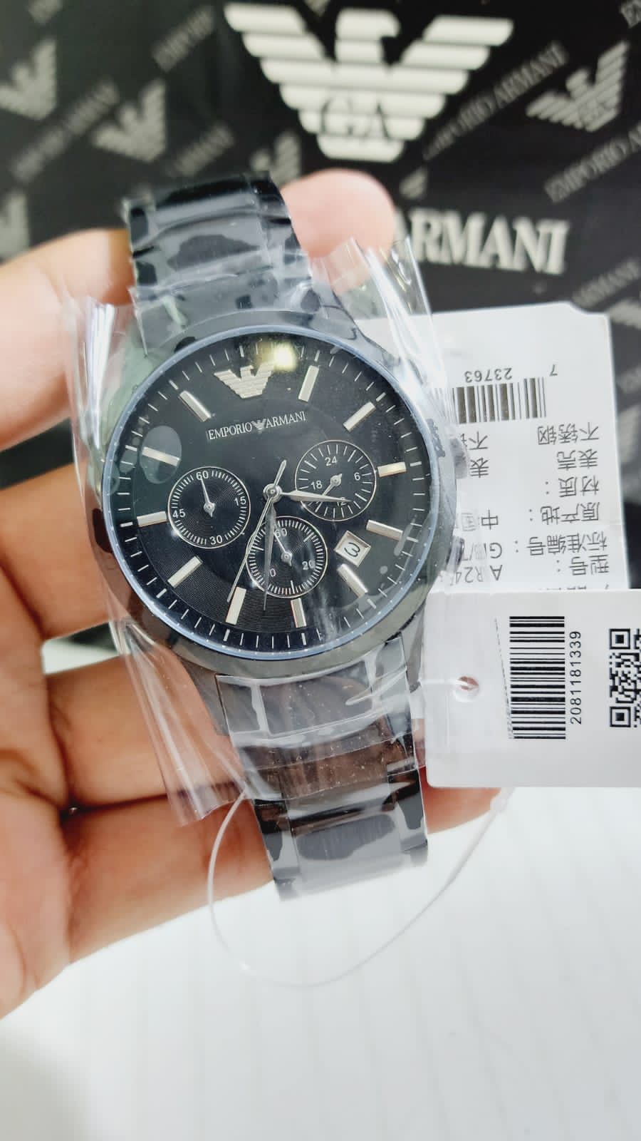 Mra Black Chain Black Dial Og Quality Men Watch 901717