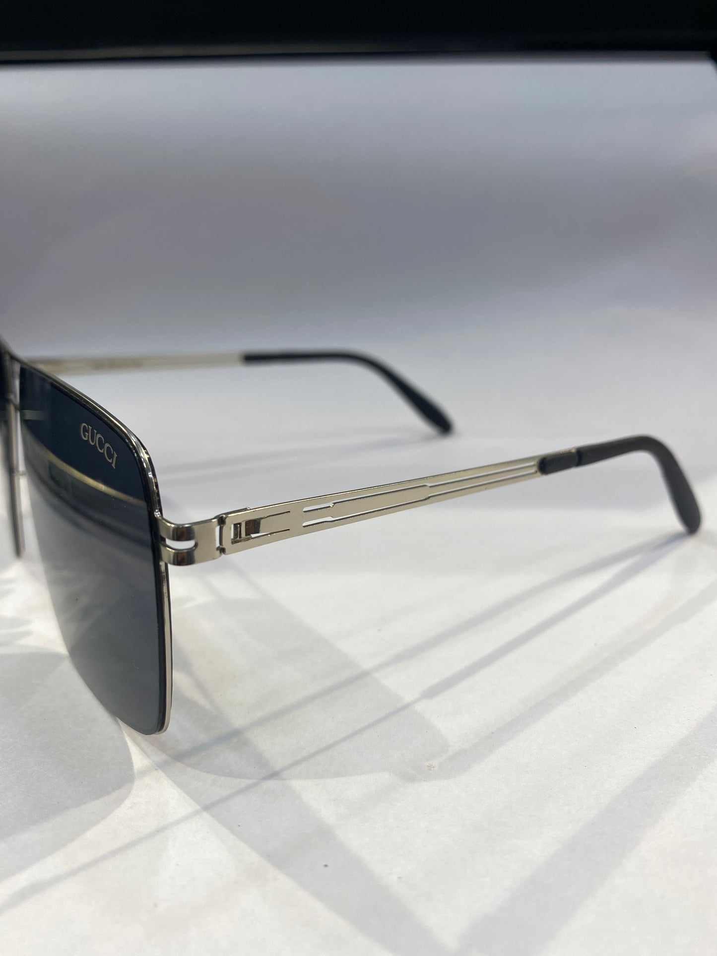 Silver Black Frame Black Shade Unisex Sunglass SUN 002