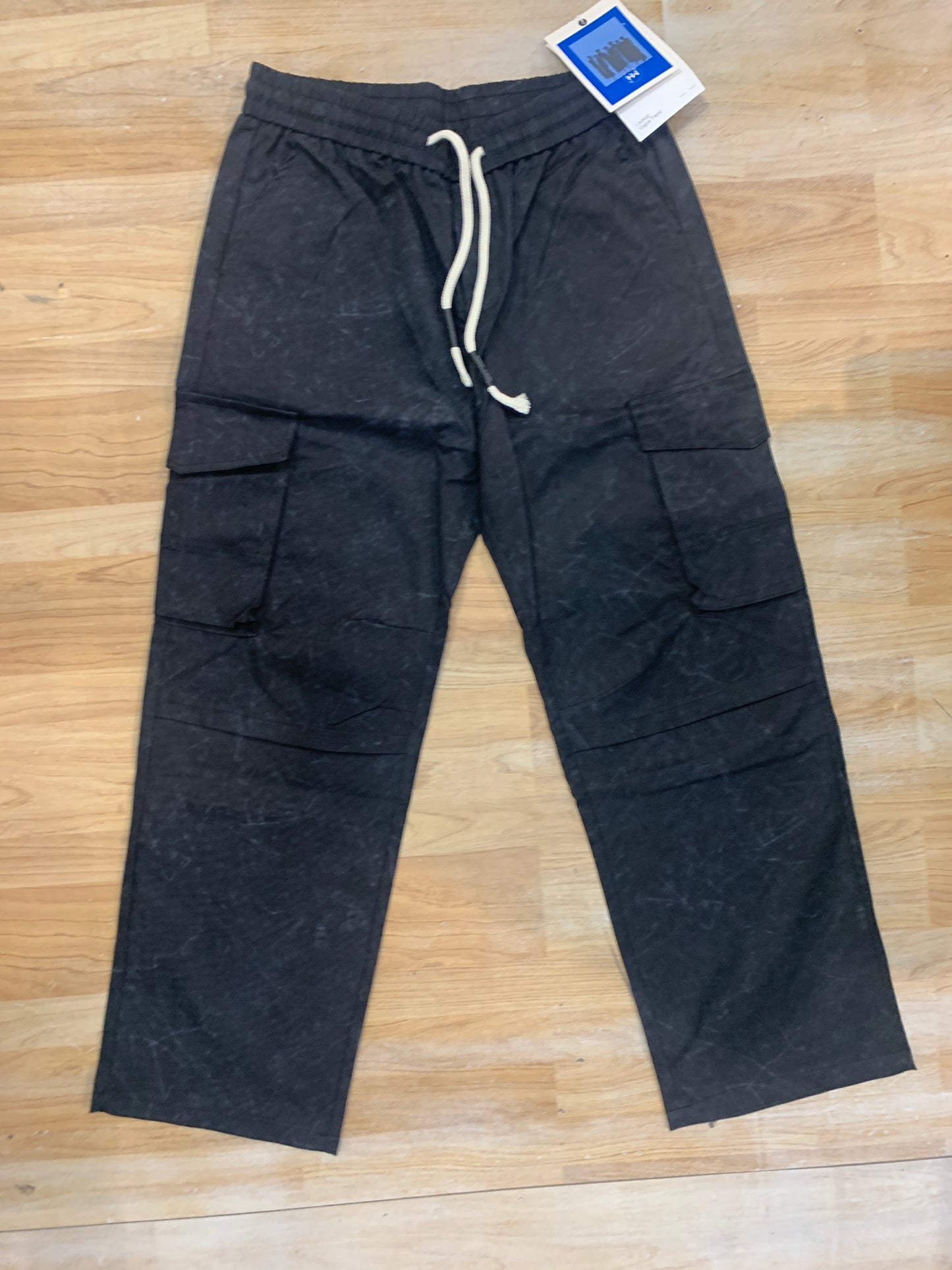 Fashion Black Cargo Grey Shade Four Pocket Baggy Fit M327