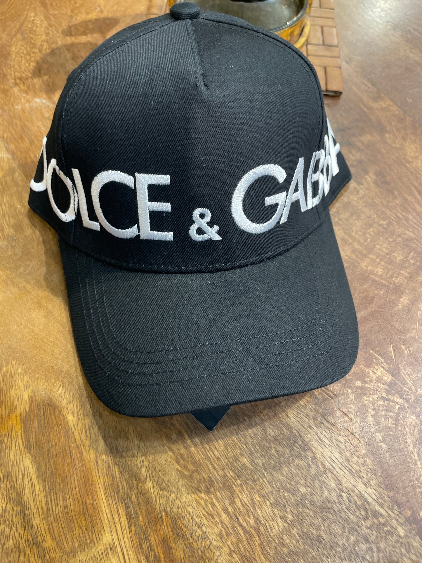 LOD DOL Black Colour White Embroidery Logo Imported Unisex Cap 990796