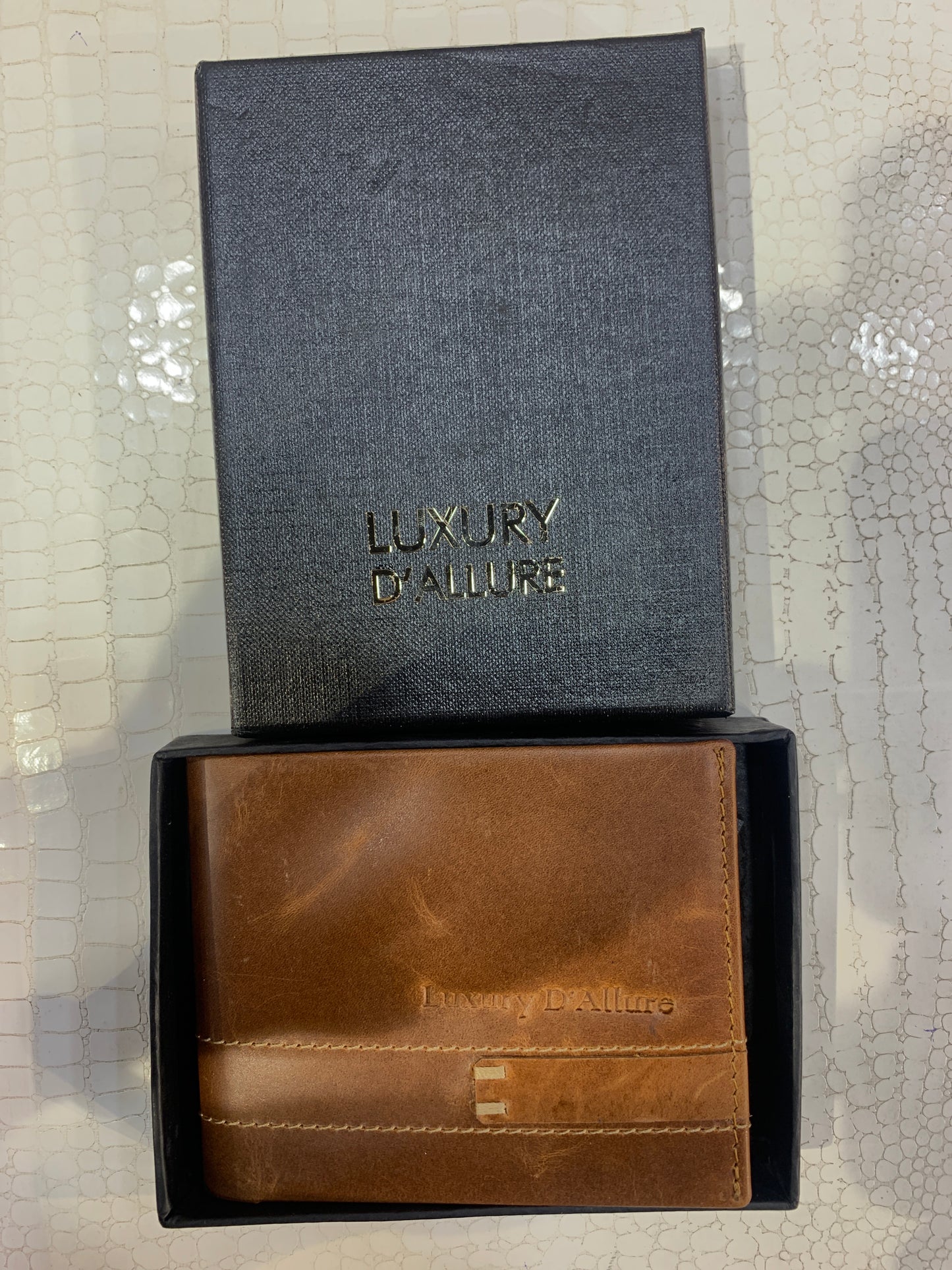LDA Tan Colour Genuine Leather Men’s Wallet GW-021