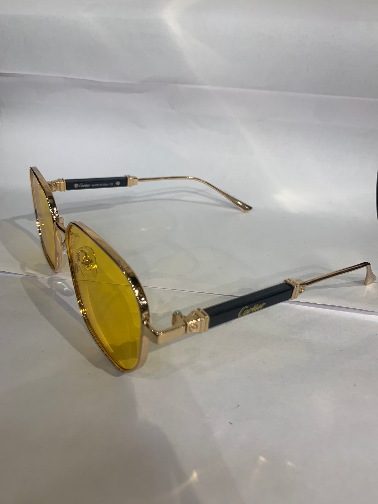 RAC Golden Stike Frame Orange Shade Unisex Sunglasses T09100 55 16 136