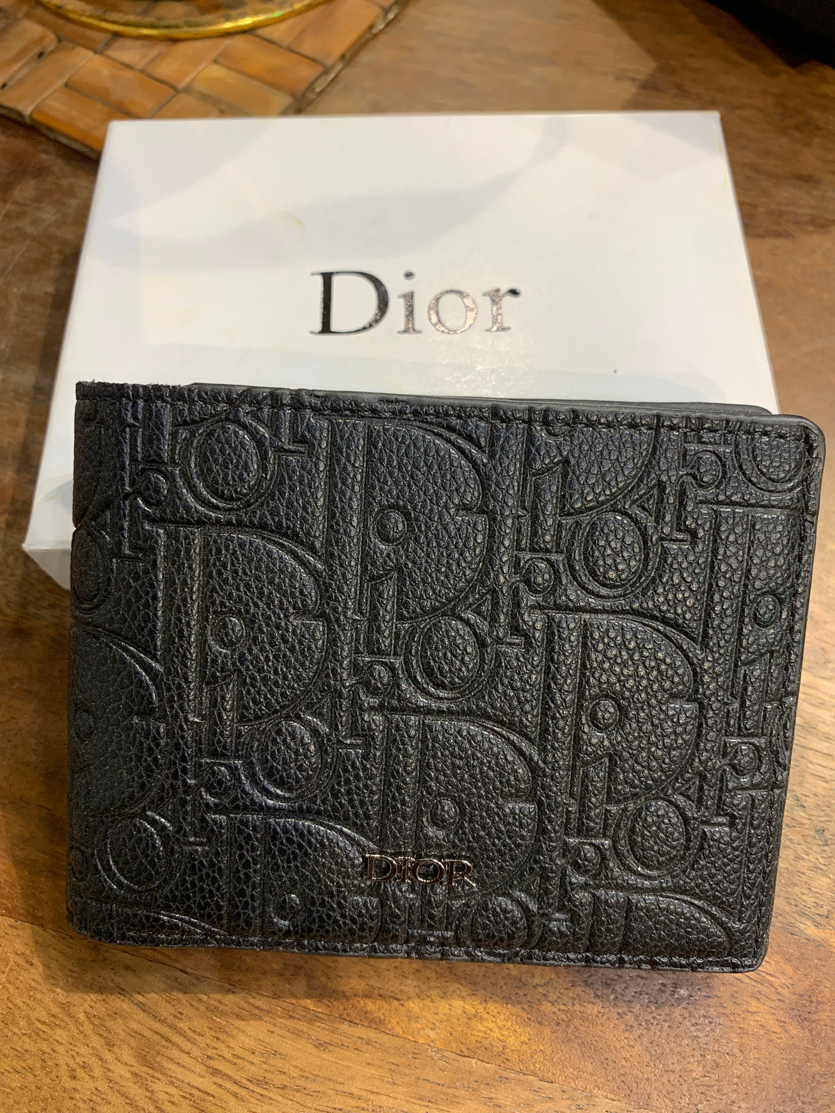 OID Black Cream Colour Men’s Imported Italian Leather Wallet 991302