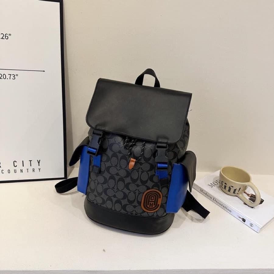 AOC Black Colour CC Print Unisex Backpack 60427