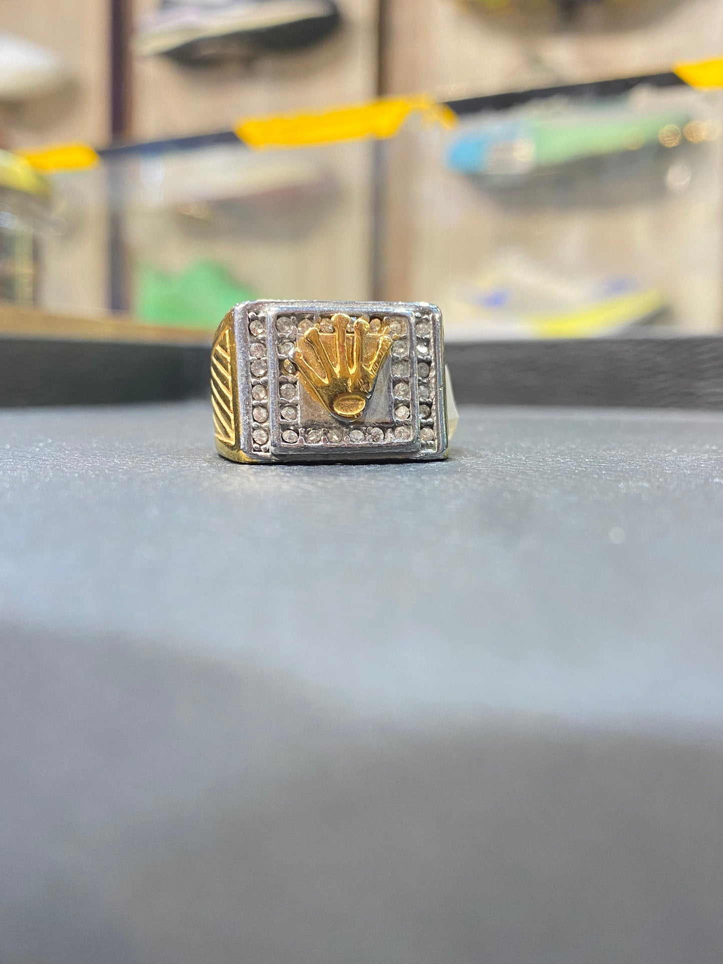 LOR Gold Silver Colour Ring 987305