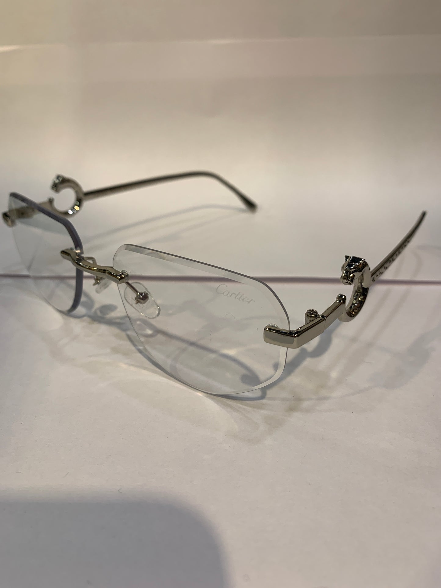 RAC Frameless Trancy Shade Silver Stick Unisex Sunglasses SUN805