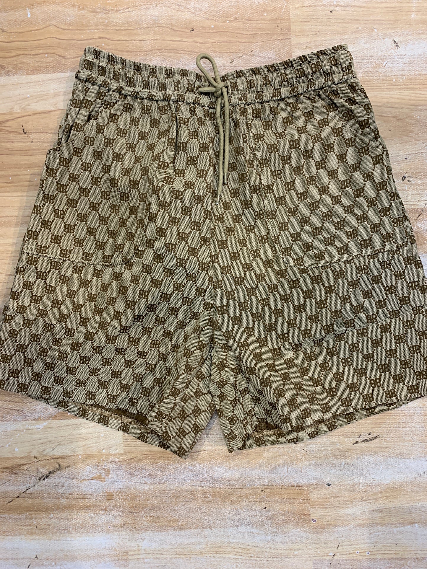 LAB Beige Premium Quality Unisex Shorts 989426