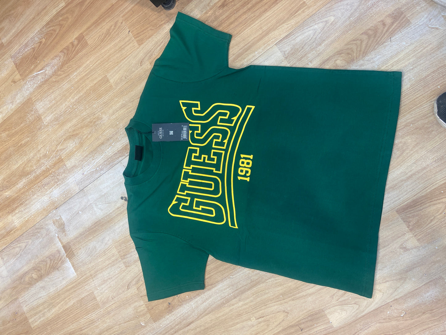 EUG Tshirt Green Colour Regular Fit H1007