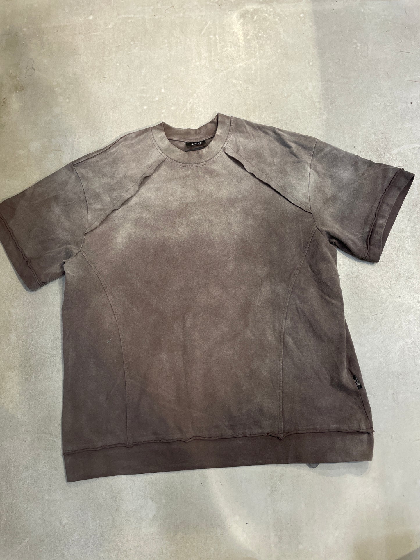 Extreme Cause Faded Dark Grey Colour Imported Men’s Round Neck T-Shirt F7325