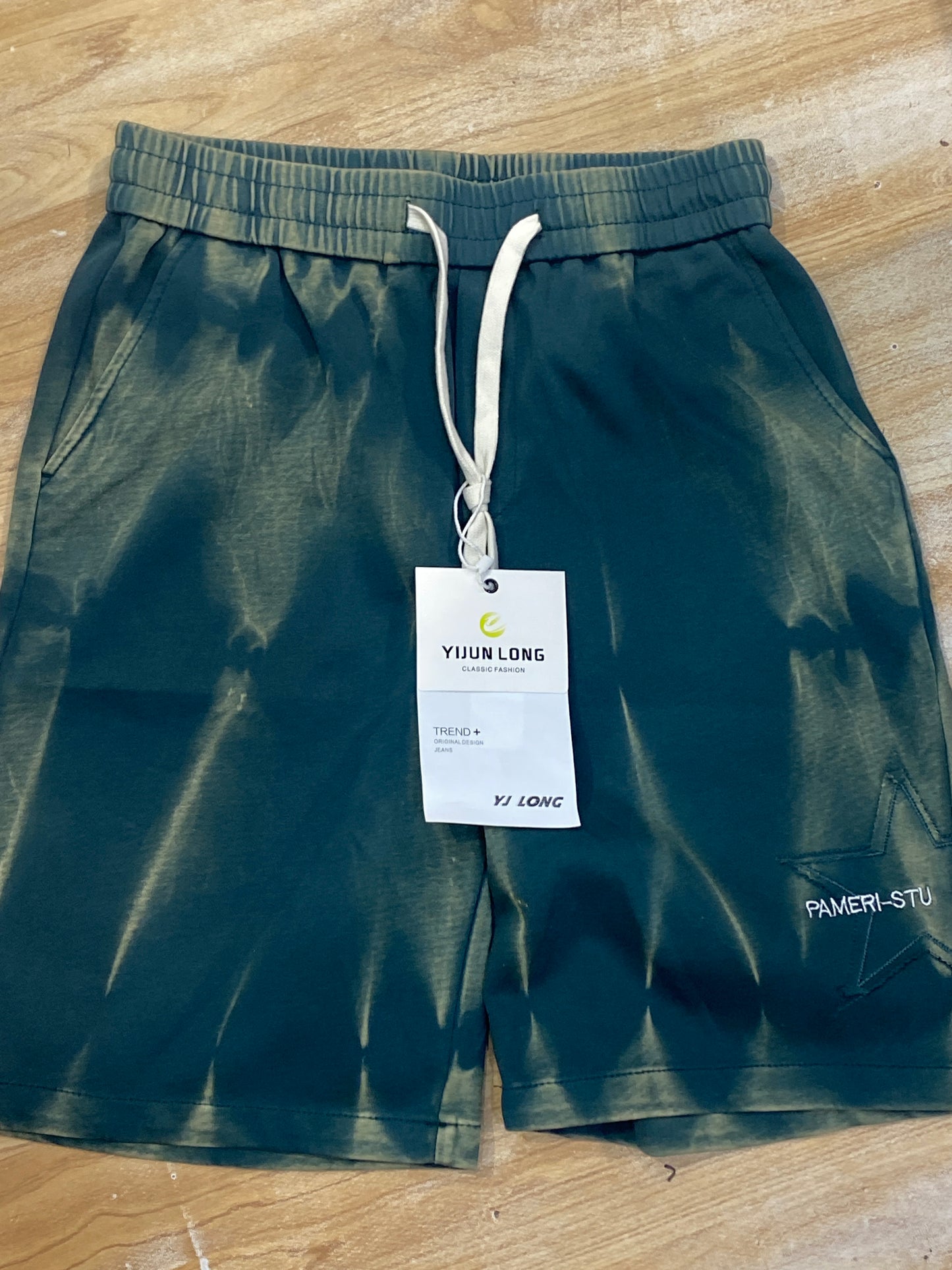 SZY Green Yellow Shed 4 Pocket Premium Quality Unisex Shorts 952