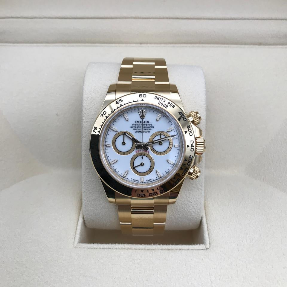 LOR Gold Chain White Dial Men’s Watch 987959