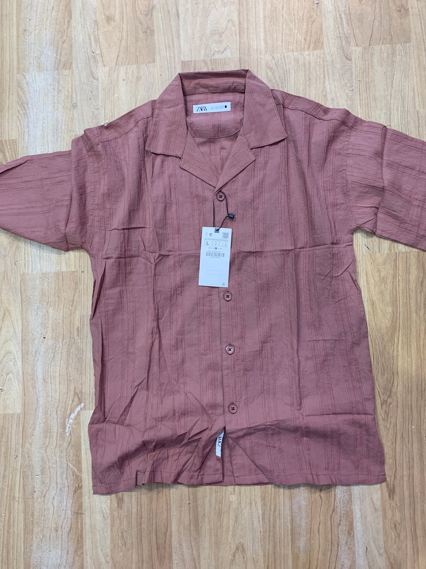 RAZ Self Design Casual Pink Shirt G2001