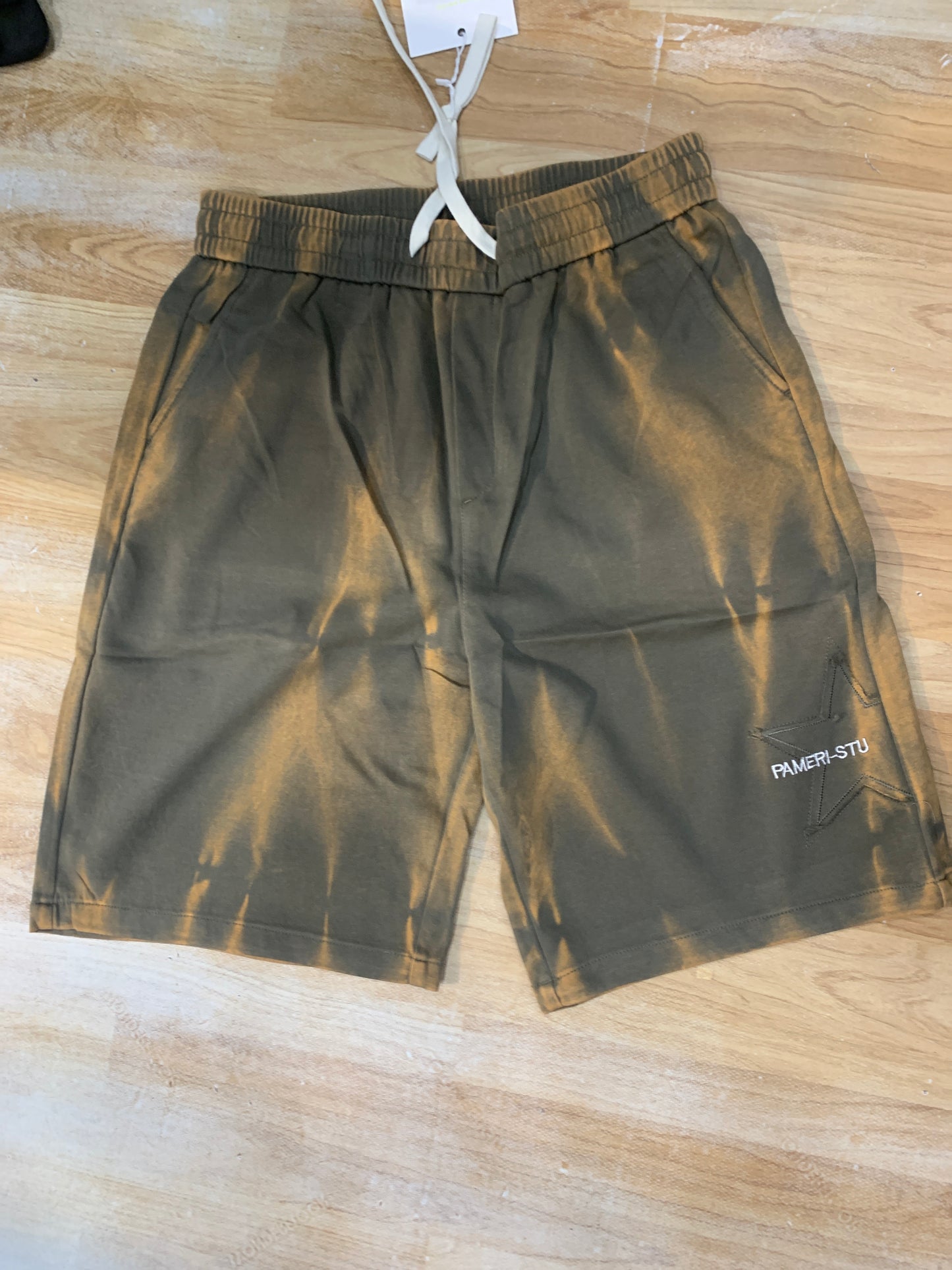 SZY Brown Yellow Shed 4 Pocket Premium Quality Unisex Shorts 952