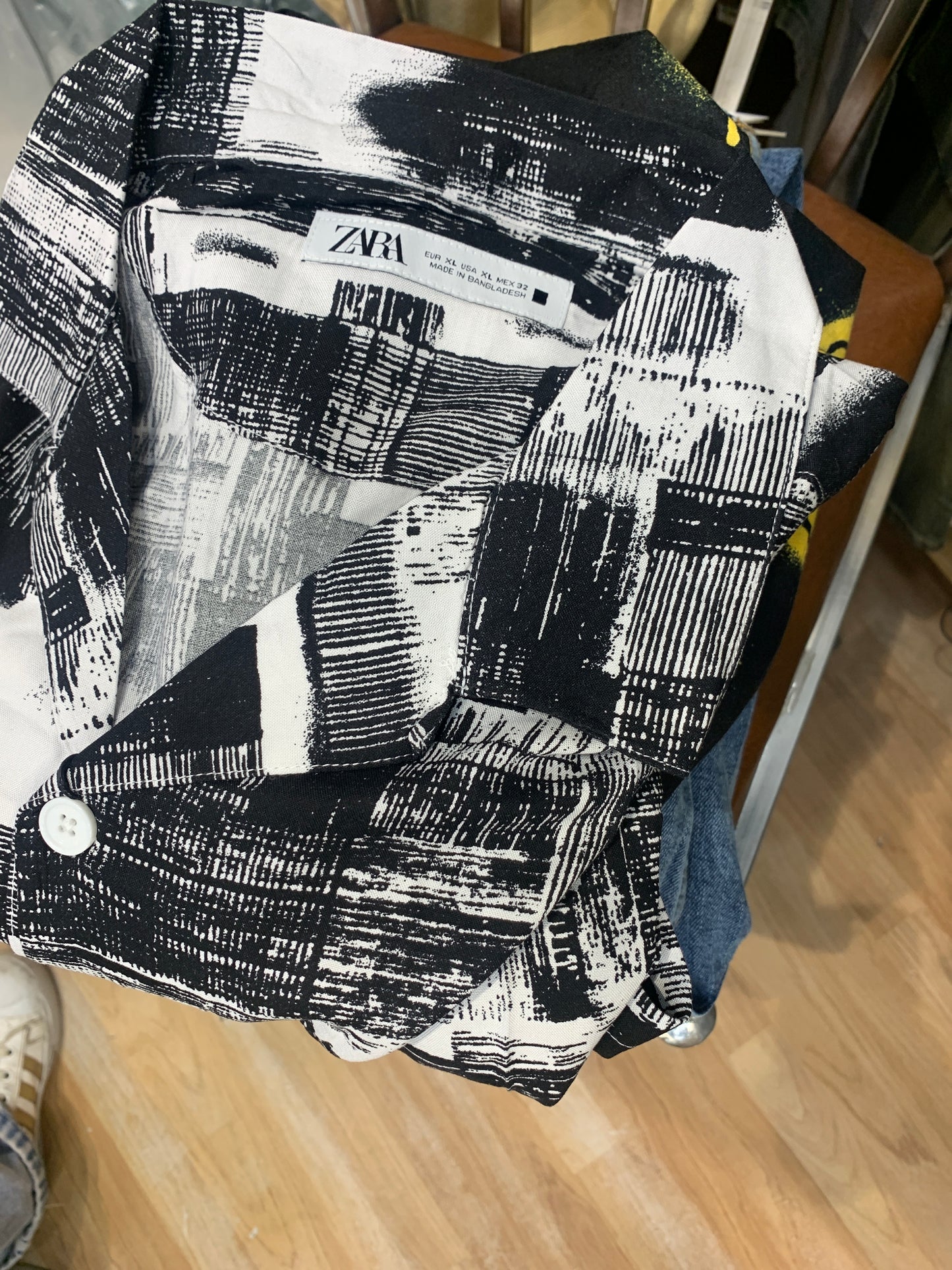 RAZ Shirt White Black Colour G20117