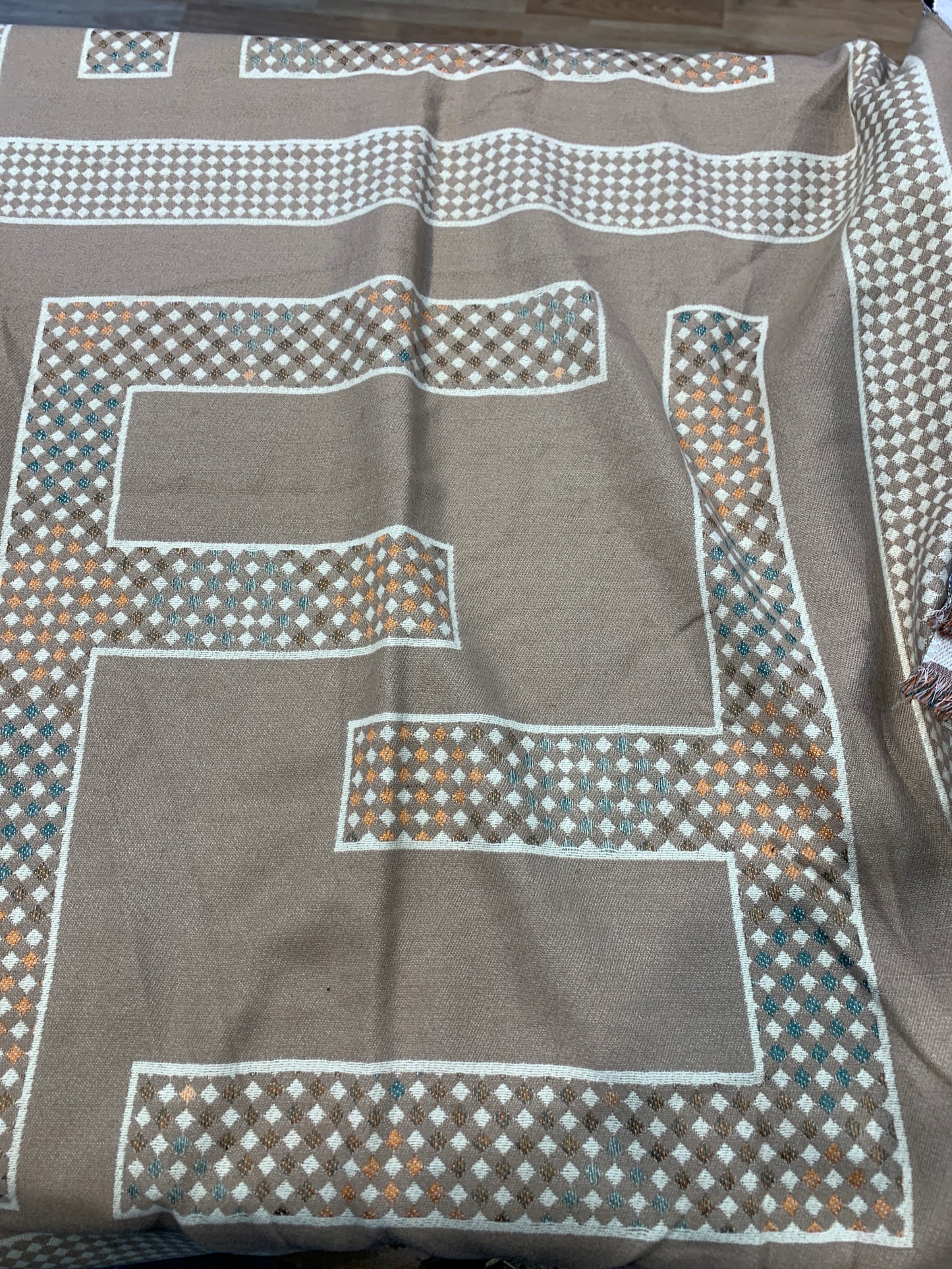 ENF Brown Colour Unsex stole 90945