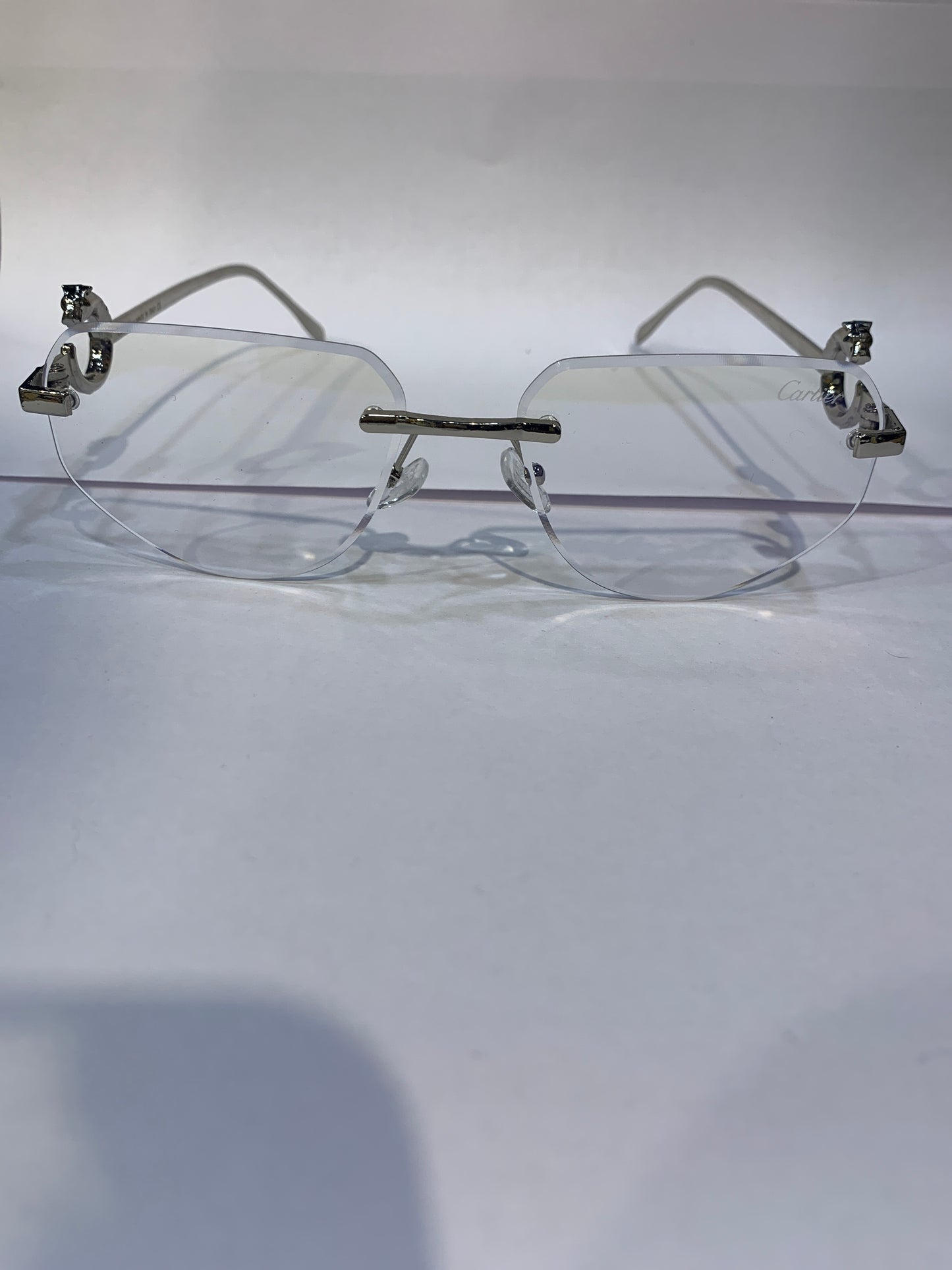 RAC Frameless Trancy Shade Silver Stick Unisex Sunglasses SUN805