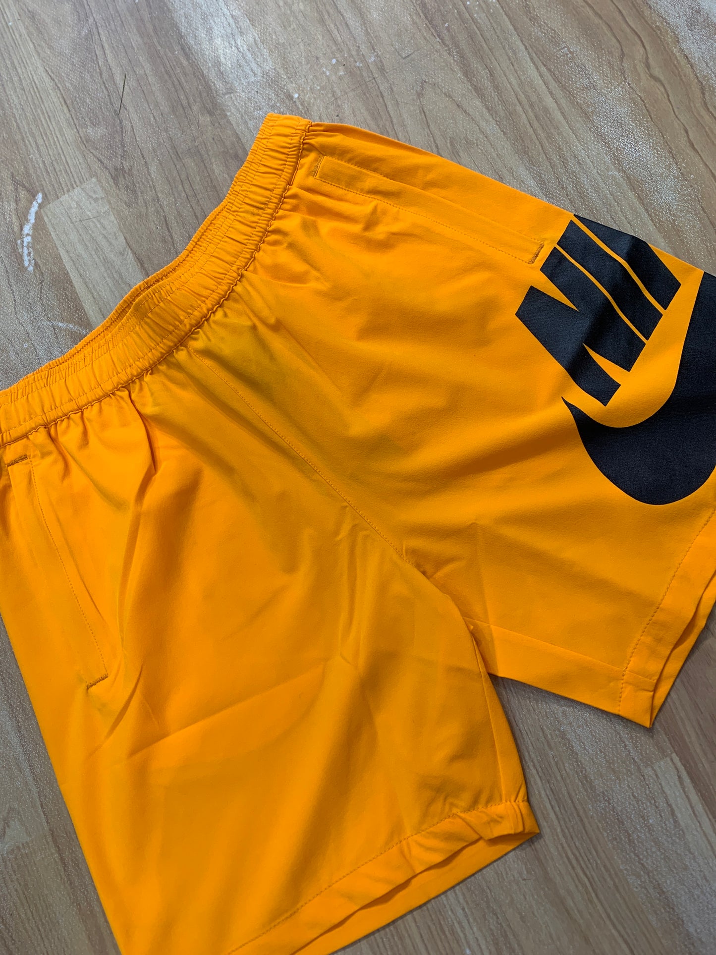 Orange Colour NK KIN NS Lycra Shorts regular Fit 988644