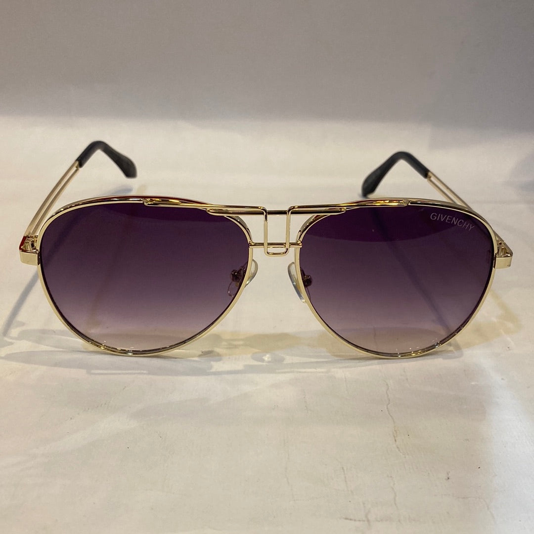 VIG Golden Frame Purple Shade sunglass 7060 54 18-135