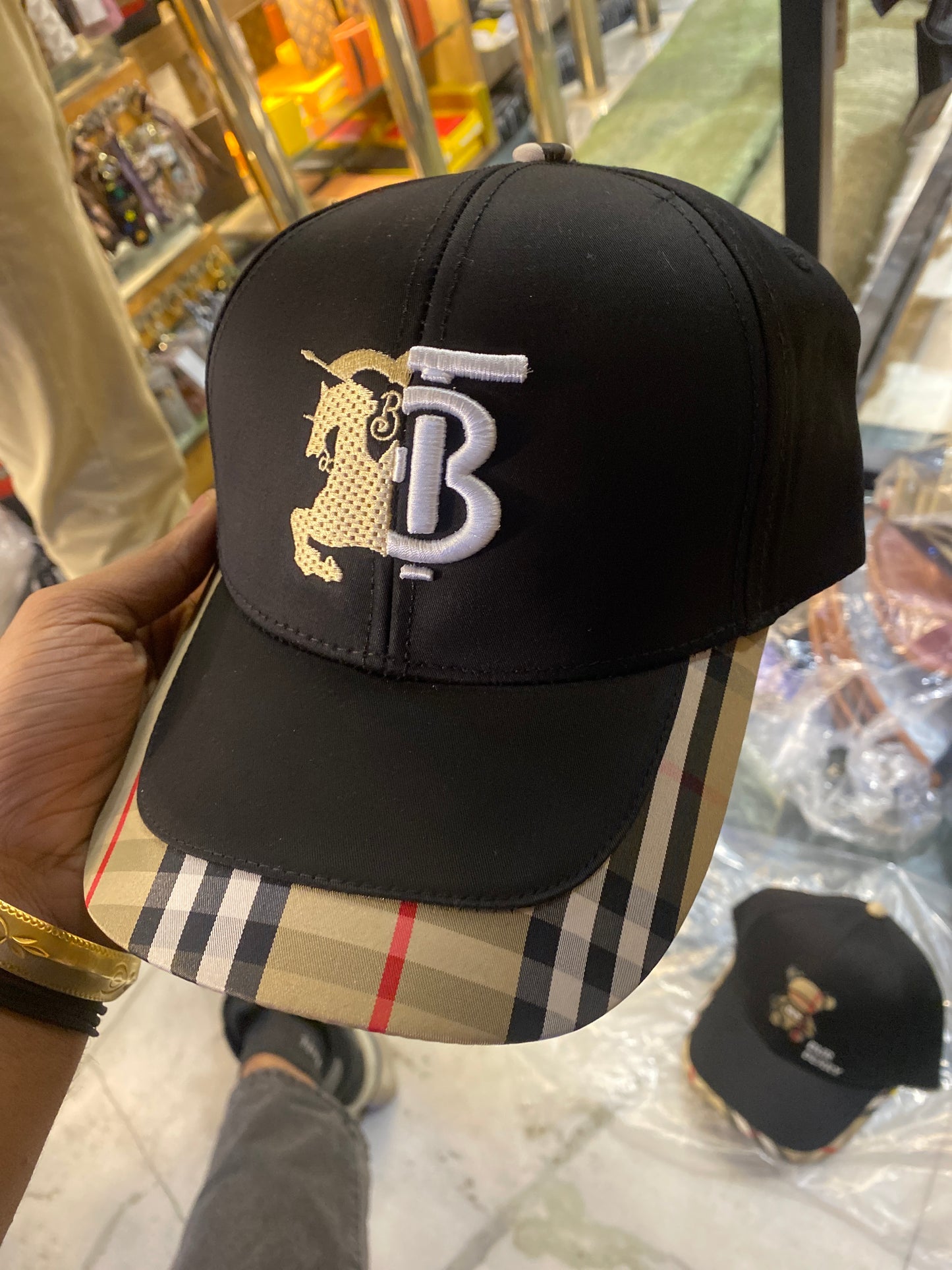 RUB BUR Black Imported Unisex Cap 988592