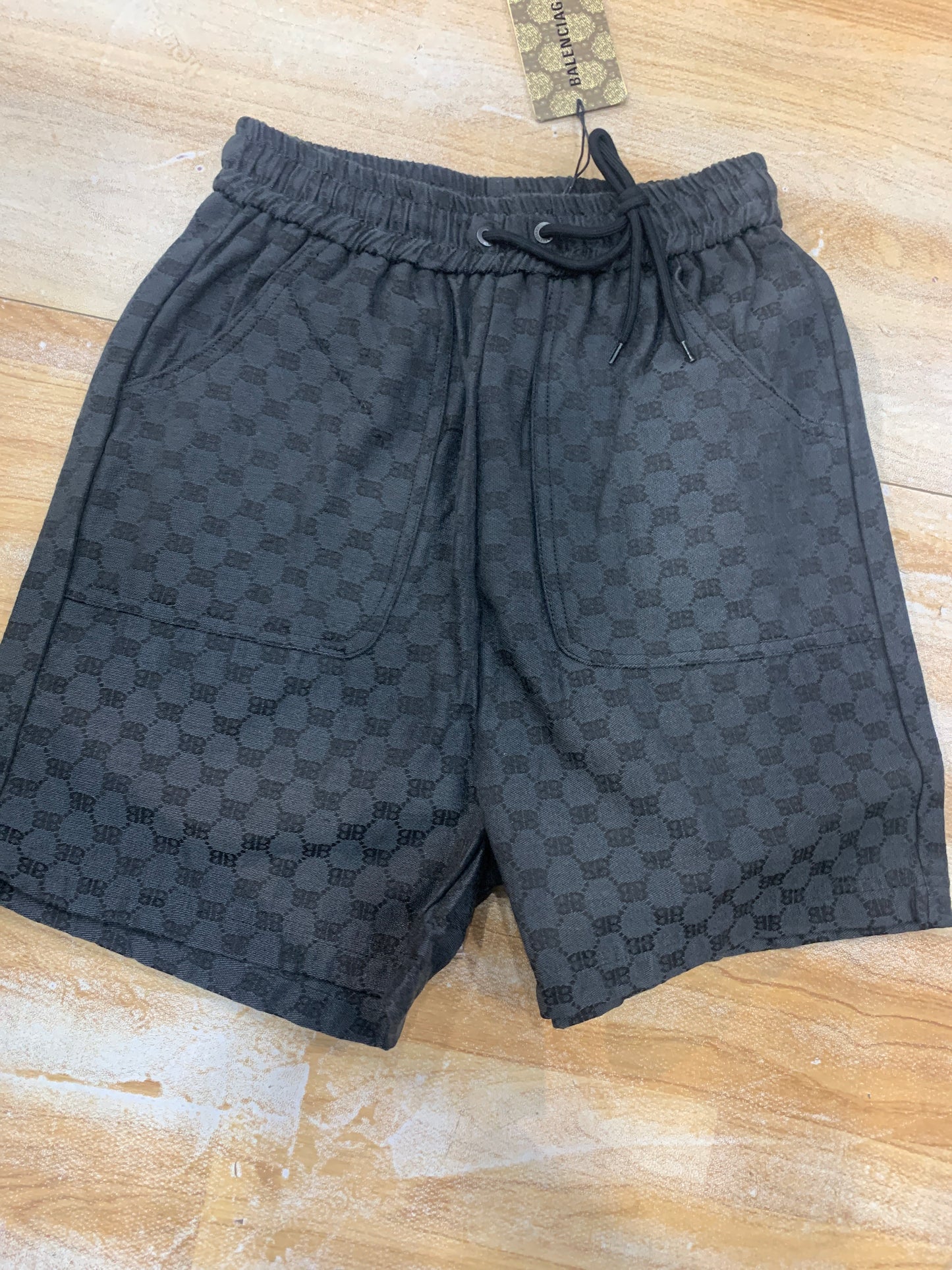 Lab Short Black BB Print H5509