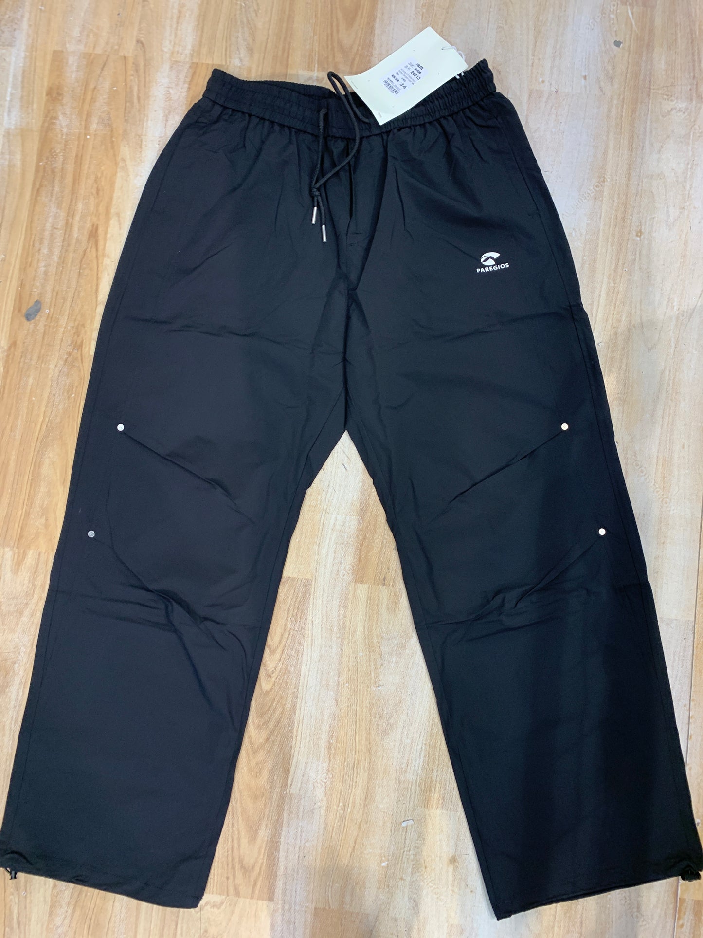 Paregios Black Cargo Stretch Fit 25013