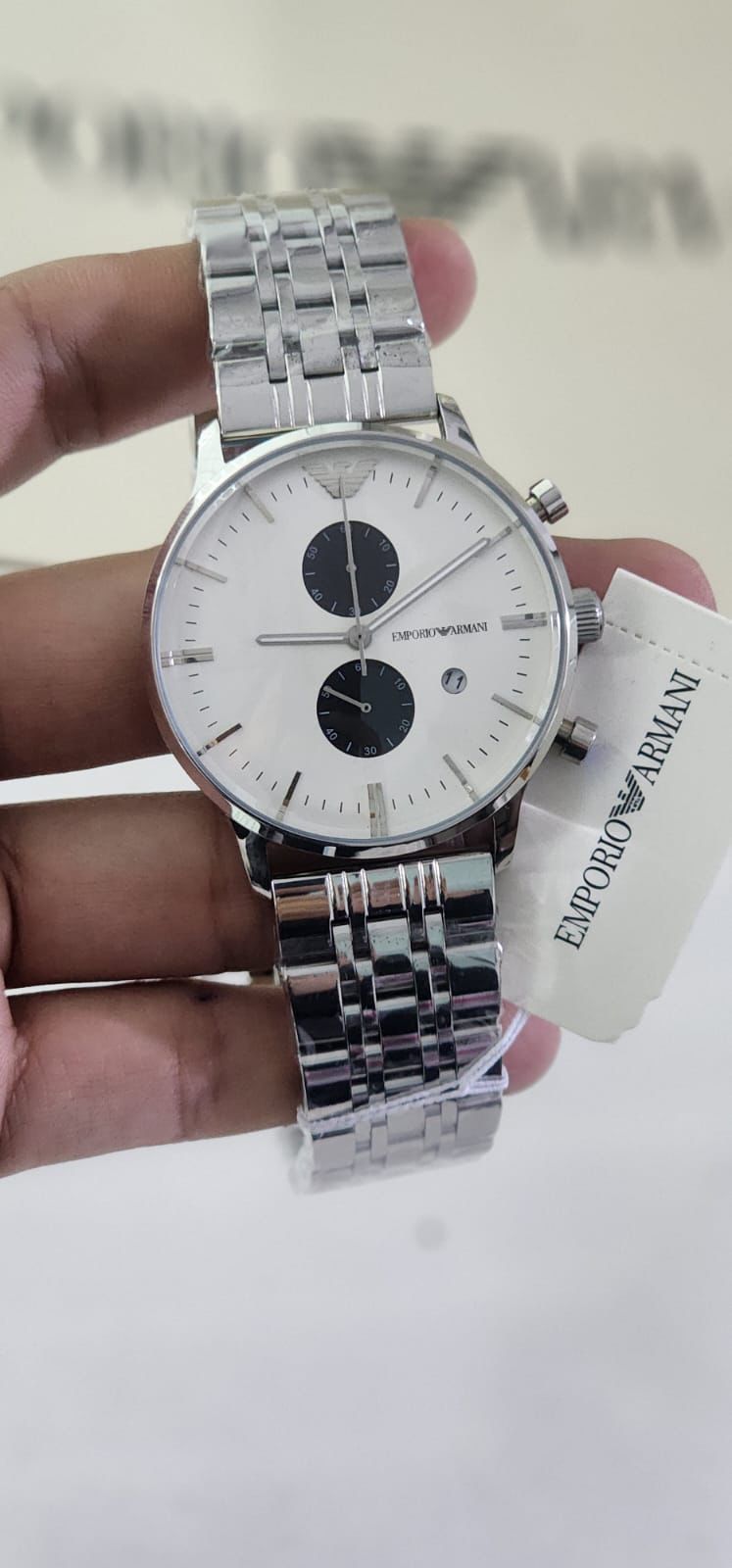 Mra Silver Chain White Dial Og Quality Men Watch 901721