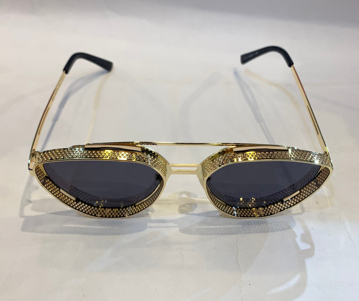 MAR RAM Golden Frame Black Shade Sunglass 2171 56 15-146