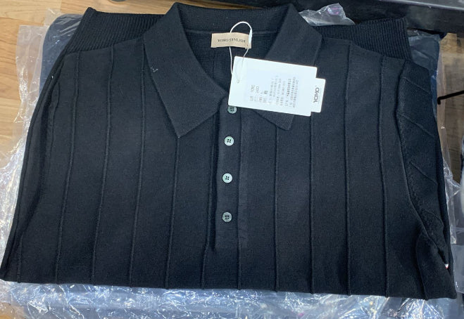 YOMO STYLISH Sweeter Black Polo Neck Colour 24002