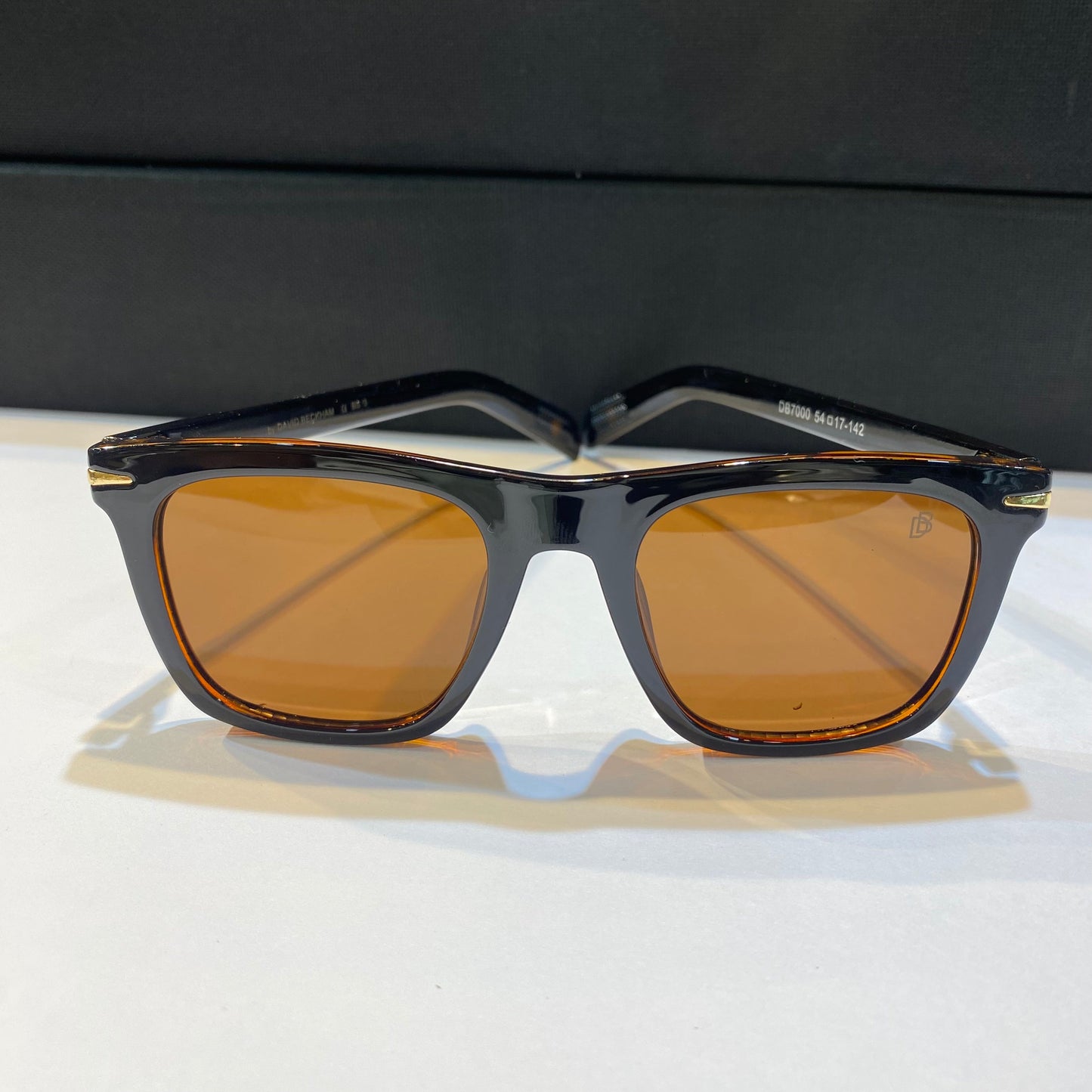 VAD Brown Frame Brown Shade Unisex Sunglass DB7000 54 17-142