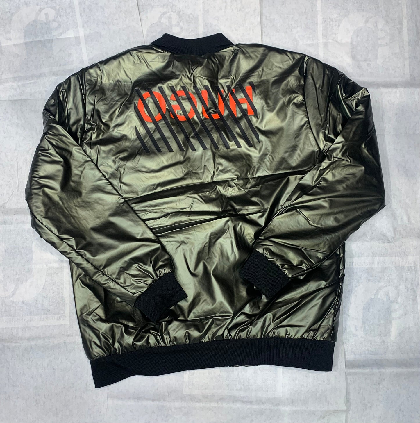 HUG GUH Green Colour With GUH Back Print Premium Quality Puffer Jacket 93309