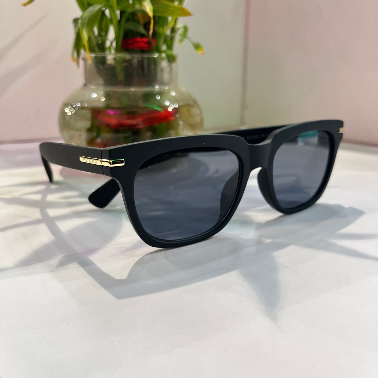 Arp Matte Black Frame Black Shade Heavy Quality Sunglass SPR04YS5420084201453N   